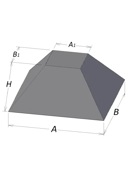 Зонт острівного типу вентиляційний – захист вентиляції від опадів.