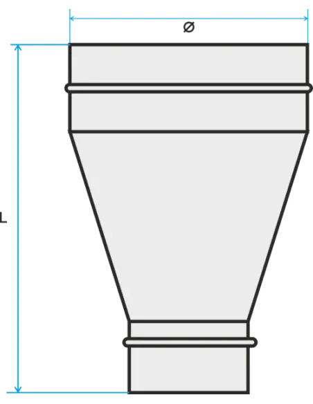 Велика воронка 250×150 – ідеальний вибір для потужного водостоку