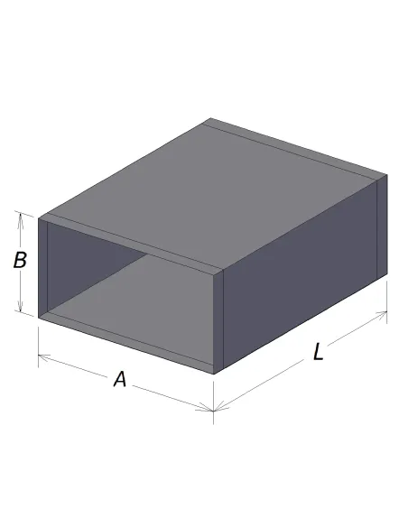 Труба вентиляційна прямокутного перерізу – якість і довговічність.