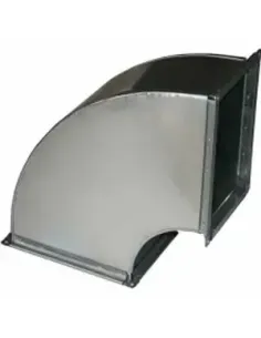 Коліно вентиляційне прямокутного перерізу 45